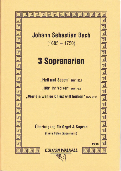 Bach, Johann Sebastian (1685- 1750): Drei Sopranarien