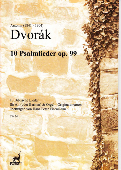 Dvorák, Antonín (1841-1904): Zehn Biblische Lieder op. 99<br>- für Alt (oder Bariton)