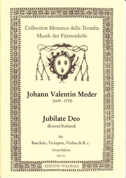 Meder, Johann Valentin (1649- 1719): Jubilate Deo