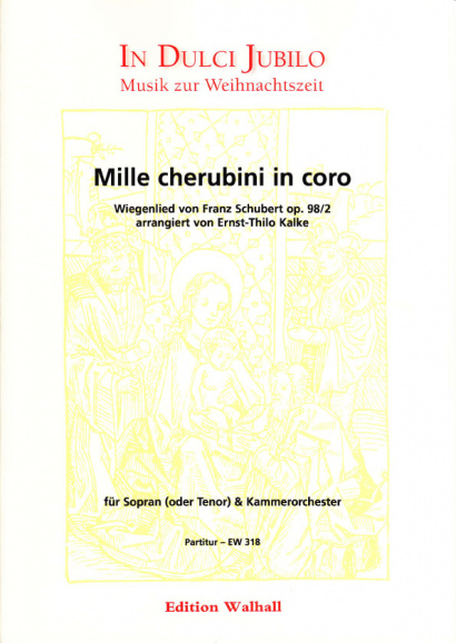 Schubert, Franz (1797-1828): Mille cherubini in coro - score