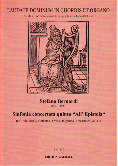 Bernardi, Stefano (1577-1637): Sinfonia quinta concertata "All’Epistola"