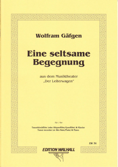 Gäfgen, Wolfram (* 1965): Eine Seltsame Begegnung I