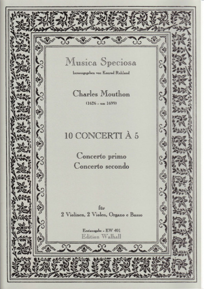 Motta, Artemio (1681–17??): (Sig. Mouthon): Concerti I–X op. 1<br>- Concerto I. & II.
