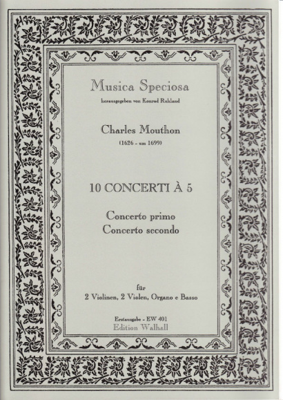 Motta, Artemio (1681–17??): (Sig. Mouthon): Concerti I–X op. 1<br>- Concerto I. & II.