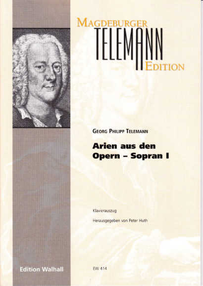 Telemann, Georg Philipp (1681– 1767): Opernarien<br>- soprano Vol. I
