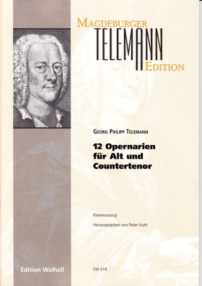 Telemann, Georg Philipp (1681-1767): Opernarien - Bd. 2<br>- für Alt/Countertenor