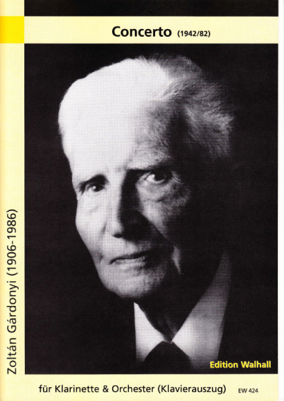 Gardonyi, Zoltan (1906-1986): Concerto<br>- piano score