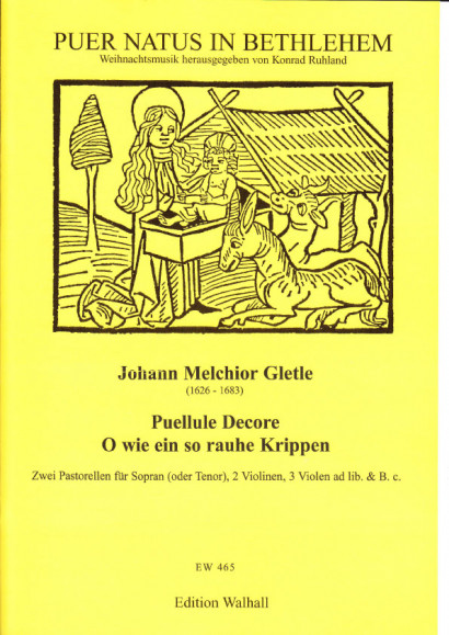 Gletle, Johann Melchior (1626- 1683): Zwei Weihnachtspastorellen