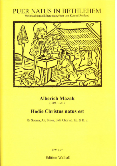 Mazak, Alberich (1609-1661): Hodie Christus natus est