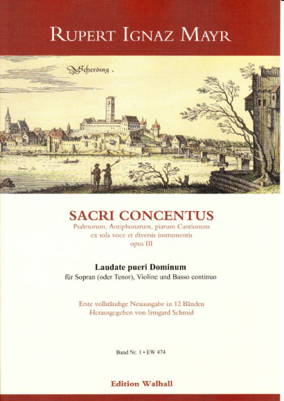 Mayr, Rupert Ignaz (1646-1712): Laudate pueri Dominum<br>- Volume I