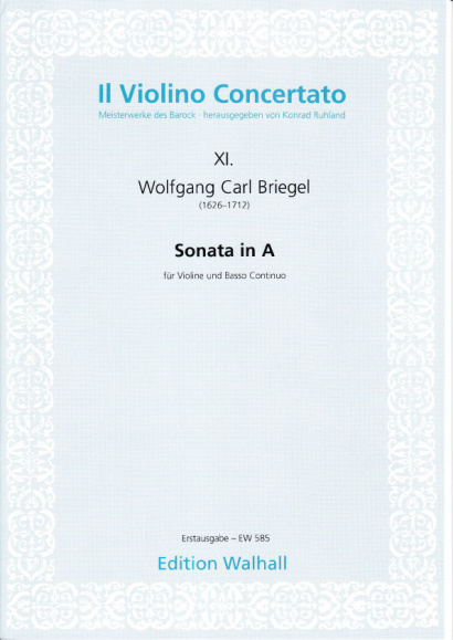 Briegel, Wolfgang Carl (1626-1712): Sonata in A