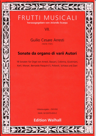 Kerll, Johann Caspar (1627-1693): Sonate für Orgel