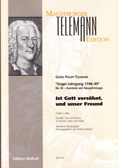 Telemann, Georg Philipp (1681-1767): Ist Gott versöhnt, und unser Freund - Partitur & Stimmen