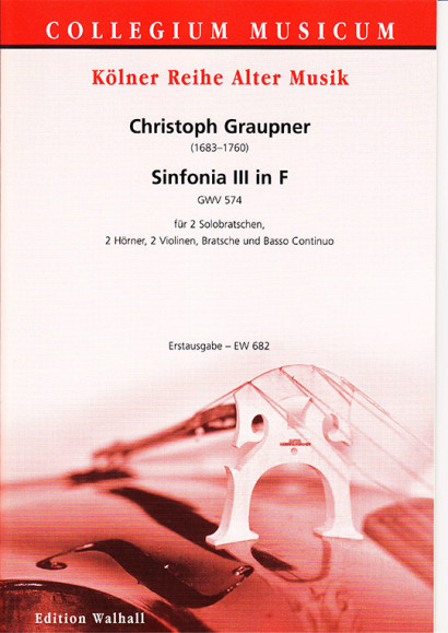 Graupner, Christoph (1683–1760): Sinfonia III in F – Score