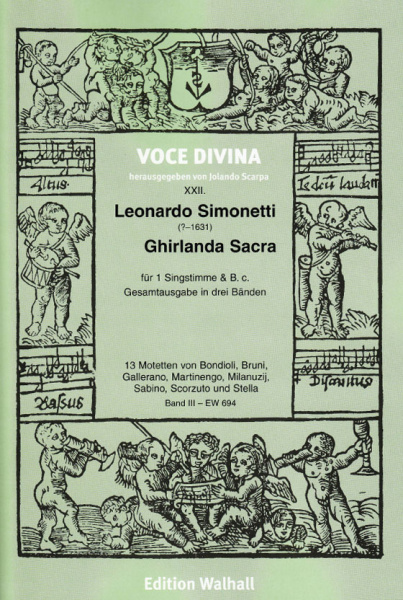 Simonetti, Leonardo (?–1631): Ghirlanda Sacra - Volume III