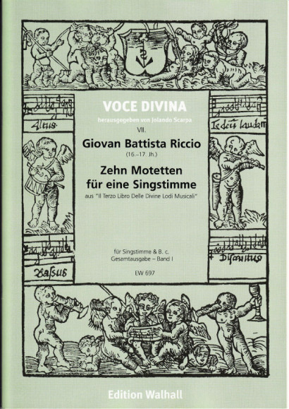 Riccio, Giovan Battista (16.-17.Jh): Il Terzo Libro Delle Divine Lodi Musicali - Band I