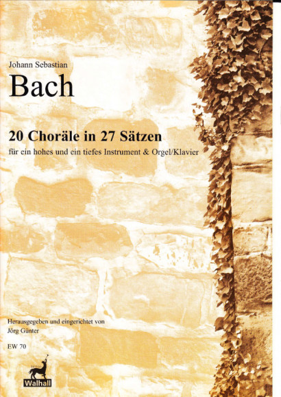 Bach, Johann Sebastian (1685-1750): 20 Choräle in 27 Sätzen