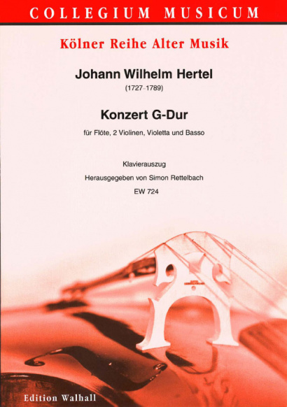 Hertel, Johann Wilhelm (1729-1789): Konzert G-Dur<br>- piano reduction