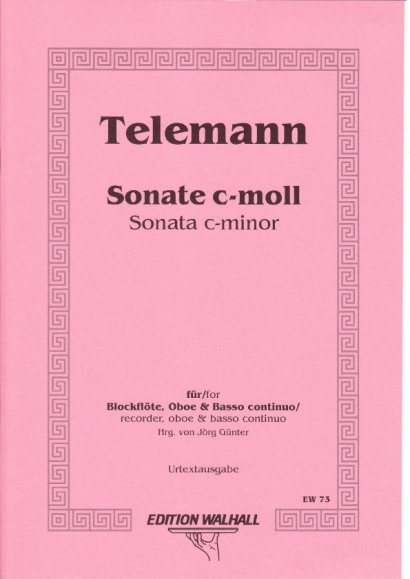 Telemann, Georg Philipp (1681–1767): Sonate c-Moll TWV 42:c2