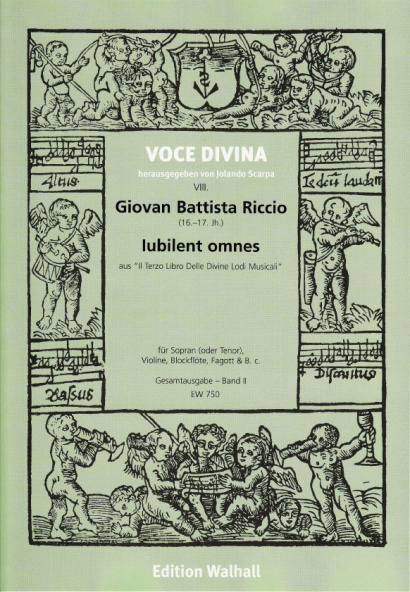 Riccio, Giovan Battista (16./17. Jh): Il Terzo Libro Delle Divine Lodi Musicali - Band II