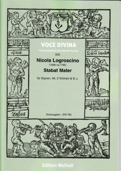 Logroscino, Nicola (1698–~1765): Stabat Mater<br>- score