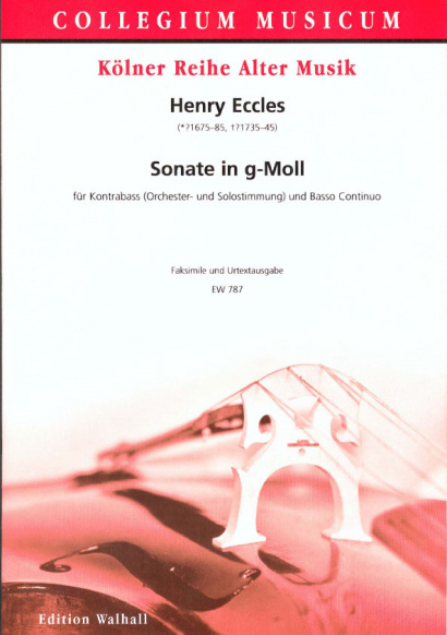 Eccles, Henry (*1675-85, #1735-45): Sonata XI G minor