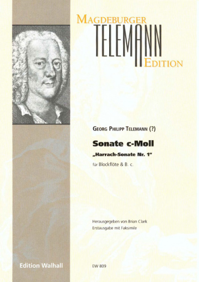 Telemann, Georg Philipp (1681-1767): Sonate c-Moll - "Harrach-Sonate Nr. 1"