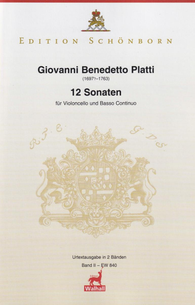 Platti, Giovanni Benedetto (1697-1763): 12 Sonaten<br>Sonaten VII-XII (D WD 698)