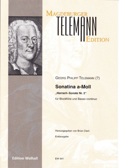 Telemann, Georg Philipp (1681–1767): Sonatina a-Moll „Harrach-Sonate Nr. 2“