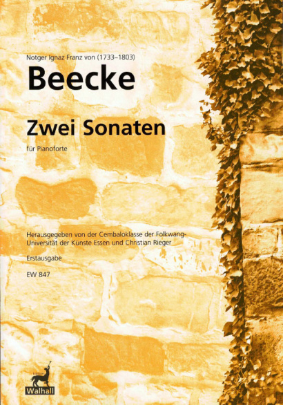 Beecke, Notger I. F. von (1733-1803): Zwei Sonaten