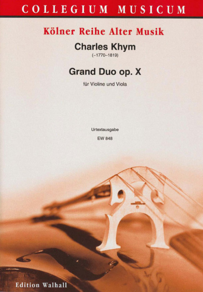 Kyhm, Charles (~1770- 1819): Grand Duo op. X