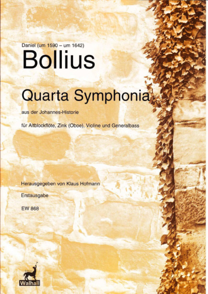 Bollius, Daniel (~1590–1642): Quarta Symphonia