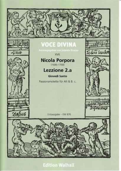 Porpora, Nicola (1686–1768): Lezzione 2.a Giovedi Santo
