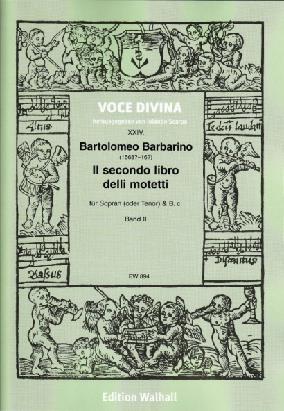 Barbarino, Bartolomeo (1568?–?): Il secondo libro delli motetti - Band II