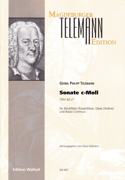 Telemann, Georg Philipp (1681– 1767): Sonate c-Moll (TWV 42:c7)