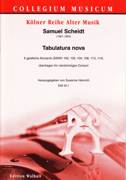 Scheidt, Samuel (1587–1654): Tabulatura nova