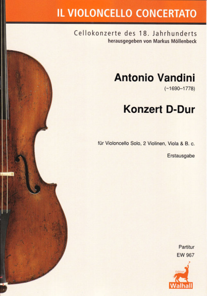 Vandini, Antonio (~1690–1778):<br>Konzert D-Dur