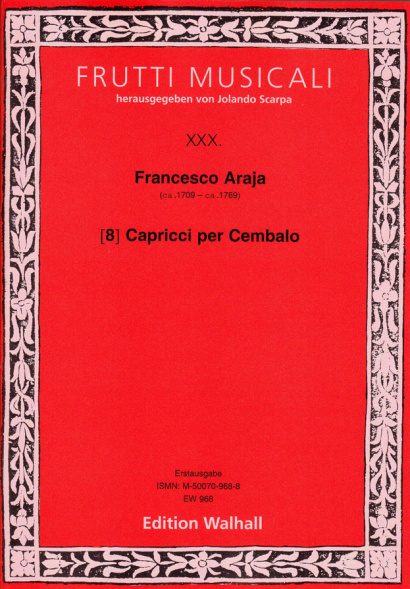 Araja, Francesco (~1709–~1769): 8 Capricci per Cembalo