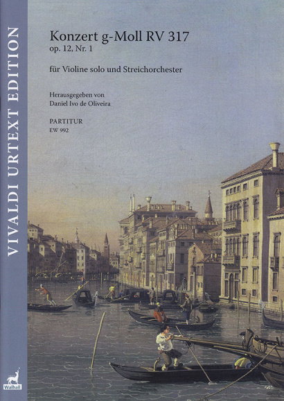 Vivaldi, Antonio (1678–1741): Konzert g-Moll RV 317 op. 12/1<br>– Partitur