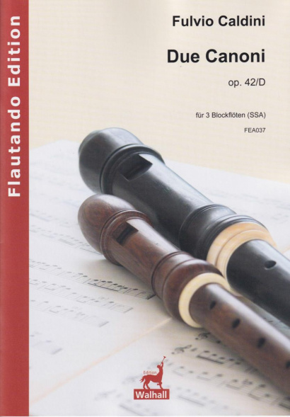 Caldini, Fulvio (*1959):<br>Due Canoni op. 42/D