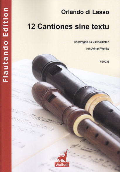 Lasso, Orlando di (1532–1594): 12 Cantiones sine textu