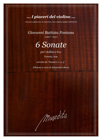 Fontana, Giovanni Batista (1589?–1630): 6 Sonate