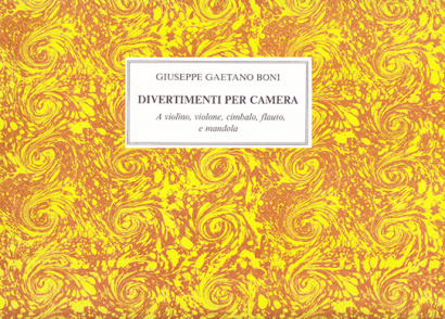 Boni, Pietro Giuseppe Gaetano: 12 Divertimenti per camera op. 2 