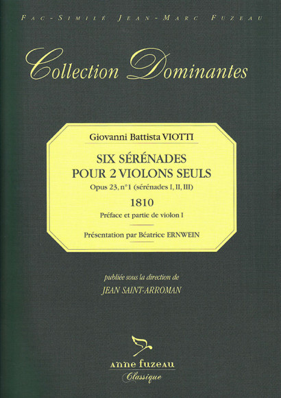 Viotti, Giovanni Battista (1755–1824): Six Sérénades op. 23 No. 1