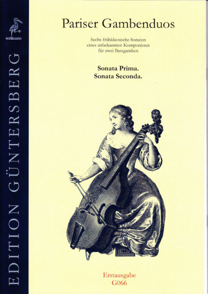 Pariser Gambenduos (1750):<br>- Sonatas I and II