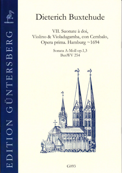 Buxtehude, Dieterich (~1637-1707): VI. Suonate à doi, Violino & Violadagamba, con Cembalo, Opera prima BuxWV 252-258<br>- Sonata A-Moll