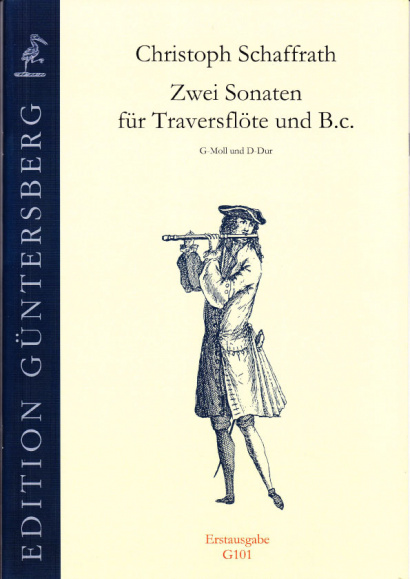 Schaffrath, Christoph (1709-1763): Zwei Sonaten G minor & D major'