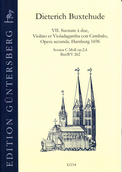 Buxtehude, Dieterich (1637-1707): VII. Suonate à due, Violino et Violadagamba con Cembalo, Opera secunda. BuxWV 259-265<br>- Sonata C-Moll