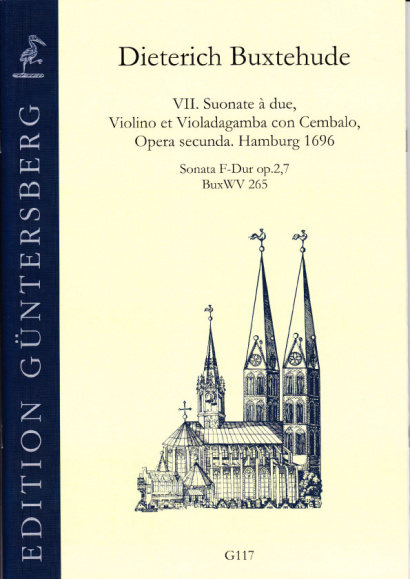 Buxtehude, Dieterich (1637-1707): VII. Suonate à due, Violino et Violadagamba con Cembalo, Opera secunda. BuxWV 259-265<br>- Sonata F-Dur