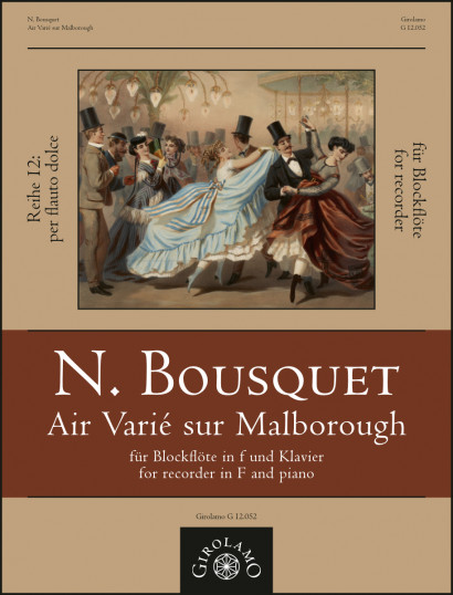 Bousquet, Narcisse (1820–1869): Air Varié sur Malborough